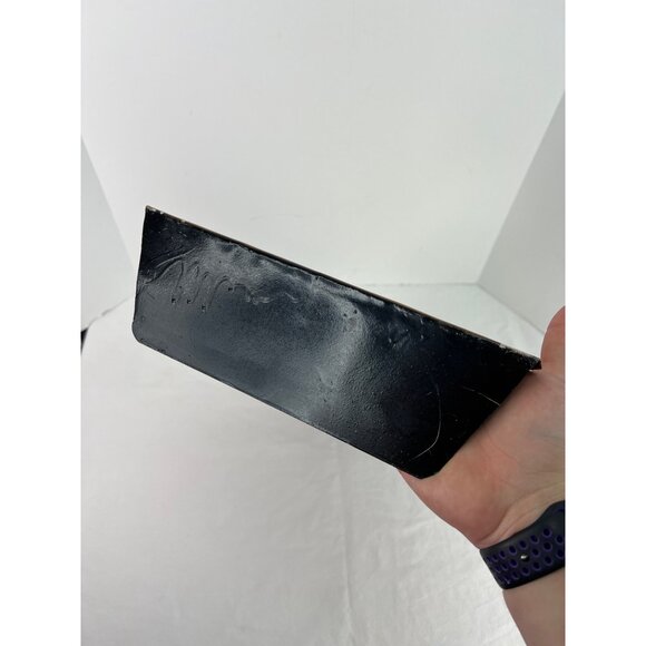 Old World Santa Claus St. Nicholas Hand Painted Tin Metal 21" Tall Rustic Free S - Picture 5 of 5